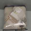 94 Inch Long Blackout Curtains Thick Linen Pinch Pleated Curtains 2 Panels for Bedroom Living Room Darkening Light Blocking Energy Save Pinch Pleat Back Tab 94 Inch Window Drapes Cream Beige Oatmeal