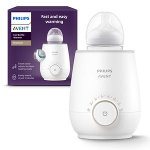 Philips Avent Premium Fast Bottle Warmer, with Smart Temperature Control, Water Bath Technology, Automatic Shut-Off, Model SCF358 (1 Count (Pack of 1))