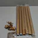 Wood Decorative Curtain Rods for Windows:66-120 Inch Wooden Boho Farmhouse Curtain Rod for Bedroom Living Room,Heavy Duty Adjustable Rustic Drapery Rods with Vintage Imitation Wood Deer Finial