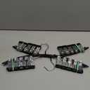 Volnamal Legging Organizer for Closet, 2 Pack Metal Yoga Pants Hangers w/10 Clips Holds 20 Leggings, Space Saving Hanging Closet Organizer w/Rubber Coated Closet Organizers and Storage, Black