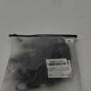 Women's 2 Piece Sexy Micro Bikini Sets Eyelet Grommets Triangle Halter Bathing Suit Tie Back Cheeky Swimsuit (Medium, Black)