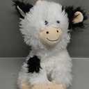 Holiday Home 14" Fluffy Cow Plush