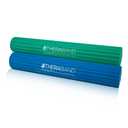 THERABAND FlexBar, Tennis Elbow Therapy Bar, Relieve Tendonitis Pain And Improve Grip Strength, Resistance Bar For Golfers Elbow And Tendinitis, Medium-Heavy, 2- Pack, GREEN / BLUE
