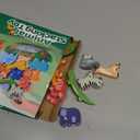 Wooden Animal Blocks Stacking Toy Kids Christmas Birthday Gifts for Boy Girl Age 3-7 Animals Montessori Toddler Toys 3 4 5 6 7 8 Year Old Boys Girls Educational Toys Fine Motor Balance Game