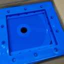 Above Ground Pool Skimmer, Heavy Duty Through-Wall Mount Pool Skimmer Kit with Accessories, Universal Fit for Standard Wall Openings, Klein Blue in-Wall Surface Skimmer Includes Leak-Free Teflon Tape