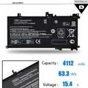 TE04XL Battery for HP Owmen 15-ax200:15-ax250wm 15-ax210nr 15-ax243dx 15-ax256nr 15-ax252nr 15-ax220tx 15-ax220tx;Pavilion 15-bc200:15-bc204nf and More 905175-271 2C1 905277-855 HSTNN-DB7T