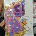 Dessert Themed Triangle Banner 5pcs Pink & Purple Sprinkle Donut Ice Cream Garland for Sweet Birthday Supplies & Girls Baby Shower Party Decor