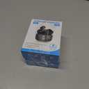 2 x Studio-Quality Wireless Ear Buds with Deep Bass & Enhanced Audio Clarity, Bluetooth 5.4, 10-Year Lifespan Earbuds, ENC Noise Cancelling Calls, Secure Fit Memory Foam Tips, IPX6 Waterproof (Black)