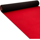Boao 10 x 3 ft Neoprene Carpet Runner Reusable Plastic Floor Runner Non Slip Rubber Backed Rugs for Hallway Aisle Carpet Roll for Wedding Party Decor Prom Business Outdoor(Red)
