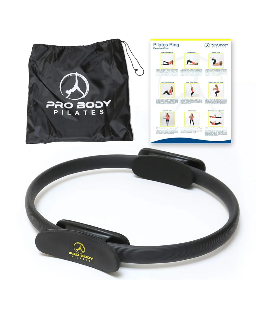 ProBody Pilates Fitness Ring – 14 Inch Pilates Ring for Focusing on Toning Inner Thighs, Arms, and Core