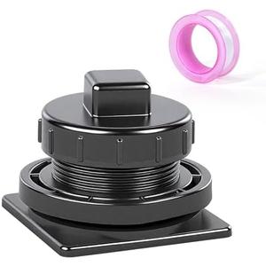 Huazu Stock Tank Drain Plug, Replacement for Rubbermaid Gallon Stock Tank Drain, Leakproof Water Trough Plug Compatible with 50/70/100/150/300 Gallon Stock Tank