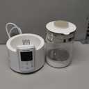 Instant Water Warmer, Baby Bottle Warmer with Faster Cooling Fan and LCD Display, Baby Milk Warmer, Electric Kettle with 6 Temperature Control Presets, Breastmilk Warmer, Boil Tea, Coffee (White)