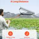 VEVOR 32 in Aquatic Weed Rake, 6.3 in Double Sided Lake Weed Rake, Lightweight Pond Weeds Cutter with 30ft Rope, No Assembly Required, Muck Lilypad Clearing Tool for Pond, Lake, Rivulet