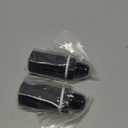 10AN Male Fuel Cell Tank Rollover Vent Valve Aluminum Fuel Cell Tank Mounted Hose Line Fitting Black Anodized 2Pcs