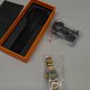 Leo Rings Retro Ladies Wristwatch Women's Oval Bracelet Quartz Watch Dainty for Womens Mesh Bracelet Waterproof Watch