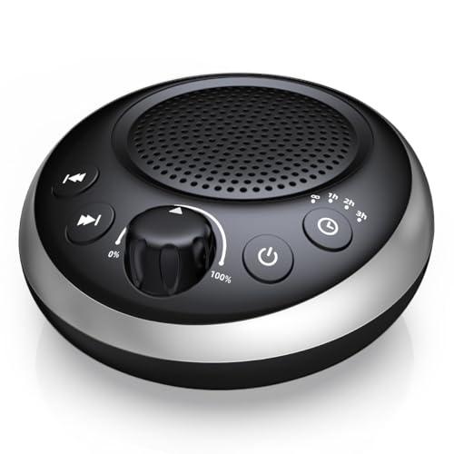 Sound Machine Loud White Noise Machine Nonstop Brown Noise Sleep Machine 30 Soothing Sounds for Baby Kids Adults Pink Noise Sounds Machine 36-Level Vol 4 Timer Memory Function for Home Travel Office