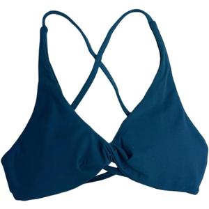 Front Twist Padded Cross Strap Sports Bra Sexy Back Fitness Sleeveless Short Top Yoga Sports Bra Size S