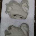 Hoteam 2 Pcs Swan Cake Topper Couple Wedding Cake Toppers Decor Vintage Elegant Ceramics Wedding Decor Novios Para Pastel for Anniversaries Engagement Party Bridal Showers Romantic Desk Decoration (White)