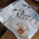 Ufeela Blue Bow Floral Shower Curtain 60Wx72L Inch Spring Watercolor Bowknot Pastel Wildflower Pretty Aesthetic Coquette Girly Women Bathroom Set Elegant Bath Curtain Bathtub Accessories Home Decor