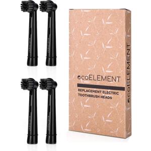 Replacement Toothbrush Heads Compatible with Oral B - ecoELEMENT 4 Pcs Electric Toothbrush Brush Heads Compatible with Oral B Replacement Heads Refill 7000/Pro 1000/9600/ 5000/3000/8000