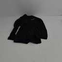 Daci Women Long Sleeve Rash Guard One Piece Boyleg Swimsuit Zipper Surfing Bathing Suit UPF 50+ (Size X-Small, Black)