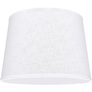 Aspen Creative 32309A Transitional Hardback Empire Shaped Spider Construction Lamp Shade in White, 12" Top x 14" Bottom x 10" Slant Height