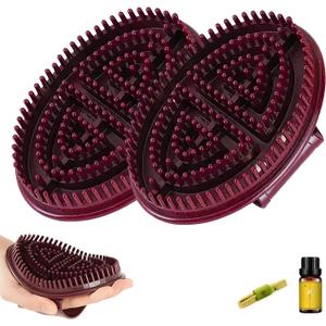 2pcs Meridian Brush Massage, Beauty Salon Professional Custom Meridian Brush, Full Body Relaxation