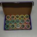 15 Pack Glow in The Dark Slime, Crystal Galaxy Slime, Including Blue, Pink, Yellow, Orange etc, Party Favors, Soft and Non-Sticky, for Educational Stress Relief Toys for Girls Boys