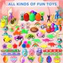 200 Pcs Prefilled Easter Eggs with Toys Inside,Easter Basket Stuffers,Surprise Easter Egg Fillers,Easter Toys Bulk,Easter Egg Hunt,Prizes Classroom Events,Easter Gifts,Eggs Fillers,Easte Party Favors