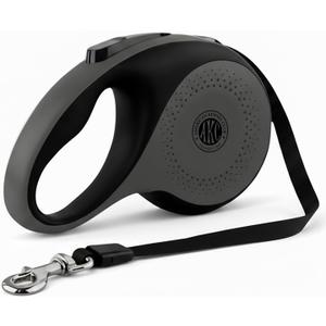 American Kennel Club Retractable Dog Leash, 16.4ft, Tangle-Free, Ergonomic Grip, One-Hand Brake, for Medium & Large Dogs up to 66 lbs