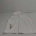 Man Hooded Vest White Rave Outfit Burning Man Large