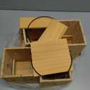 Carpenter Bee Traps for Outside 4PACK Durable, Weather-Resistant, Eco-Friendly Wooden Wasp Trap for Outdoor Use
