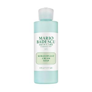 Mario Badescu Keratoplast Cream Soap with Glycerin - Gentle, Oil-Free and Non-Drying Exfoliating Face Wash for Women and Men - Creamy BHA Exfoliant Facial Cleanser and Makeup Remover (6 Fl Oz (Pack of 1))