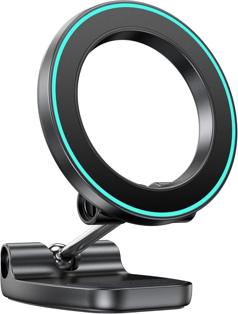 F2 Adjustable Magnetic Car Mount for iPhone | Dashboard Phone Holder, 360° Rotation & Tilt, Universal & MagSafe Full Metal Magnetic Phone Mount (MagSafe Adjustable)