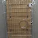 27-9/16" x 14-9/16" Sink Protector, Rear Drain with Corner Radius 3/16", Sink Grid - Rear Drain for Single Bowl Kitchen Sinks