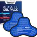 Shoulder Ice Pack for Injuries Reusable: Cold/Hot Therapy Wrap for Rotator Cuff Injuries, Bursitis & Swelling - Gel Ice Pack Reusable Compatible with Suptrust Shoulder Brace for Women and Men, 2 Packs (One Size)