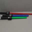 TOY Life Light Up Saber, 3 Pack Lightup Sabers, Extendable & Collapsable Light up Saber Sword, Saber Toy Set with Motion Sensitive FX Sound, Light Up Sword Toy for Kids