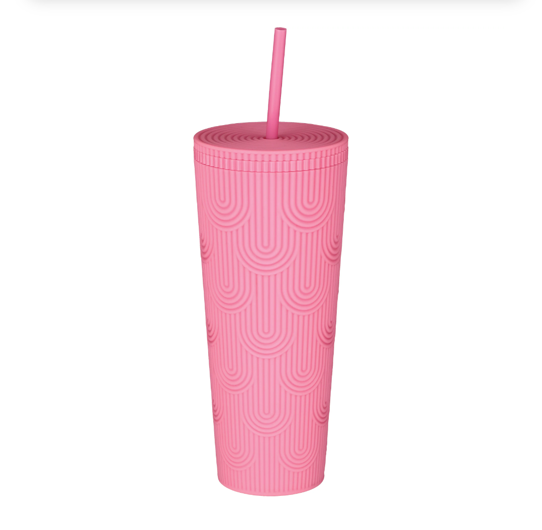 Destination Holiday Plastic Tumbler - Pink 24Fl