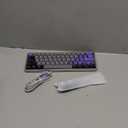 nuphy Air60 HE Wired Magnetic Gaming Keyboard,61 Keys Rapid Trigger,60% Compact,Actuation Point Adjustable, 8K Hz Polling Rate,Hall Effect Keyboard Low-Profile Magnetic Jade Switch (Grey)