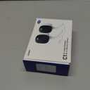 AOQEE 2K Cameras for Home Security-Outdoor/Indoor Camera for Dog/Cat/Pet/Nanny/Baby/Elderly, Color Night Vision, White Light, Siren, 24/7 SD Recordings, Works with Alexa, Plug in (C1-White-2pack-2.4G)