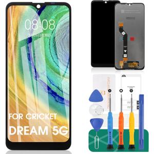 for Cricket Dream 5G Screen Replacement for Cricket Dream 5G LCD EC211001 for Cricket Dream Replacement Screen LCD Display Digitizer Assembly Kits