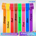LYLTECH Rainbow Colored Duct Tape 8 Rolls,Colorful Duct Tape,Heavy Duty Rainbow Tape Colored Tape Variety Pack,Arts & Crafts and DIY,Waterproof,Tear by Hand,Great for Packaging, 1.5 in x 22 ft