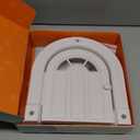 Purrfect Portal Meow Manor XL Interior Cat Door, No-Flap Pet Door for Interior Doors, Easy DIY Installation, Cat Door for Cats up to 30 lbs, White