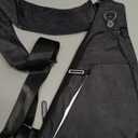 Crossbody Bag Anti-Theft Lightweight Casual Shoulder Backpack Sling Chest Bag Belt Rucksack for Travel Bicycle Sport (Dark Grey Right Hand)