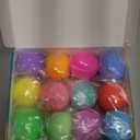 12 Pack Slow Rising Stress Ball, Stress Balls for Kids Adults, Stretchy Fidget Toys for Stress Relief, Hand Therapy Sensory Squishy Ball, Squishy Toys for Kids, Classroom Prize Box Party Favors (1.6 In)