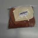 3 Piece Swimsuits for Women Tummy Control Bikini Set with Beach Cover Up Mesh Pants Sexy Tube Tops Swimwear (Brown, S)