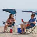 Quik Shade Max Shade High and Wide Folding Camp Tilt UV Sun Protection Canopy Chair