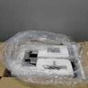 Black Farmhouse Modern Chandelier Light Fixture for Dining Room, 3 Light Rustic Kitchen Island Metal Pendant Hanging, Adjustable Geometric Foyer Light Fixtures for Entryway Hallway Living Room