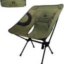 hailanbao Lightweight Folding Camping Chair for Adults, Heavy Duty 300lbs Capacity Compact Backpacking Hiking Chair – Portable Durable Outdoor Chair with Ergonomic Support