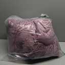 Great Bay Home 4-Piece Velvet Plush Micro Fleece Queen Size Sheet Set - Deluxe Microplush Non-Pilling Bed Sheets- Lavish Sherpa Winter Bedding Set (Rose)